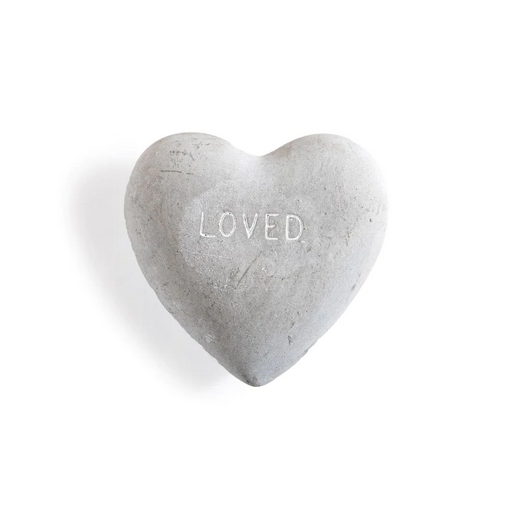 Cement Heart Decor